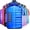 Blue, variant on 1 Gallon Motivational  Water Bottle with Time Marker,  128oz Leak Proof Jug, Black, Plastic, 128 ounces, Fitness, , Outdoor Activities