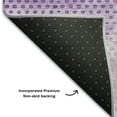 thumbnail image 3 of Addison Rugs Mayfield Washable Transitional Geometric Lavender Rectangle Rug, 8' x 10', 3 of 6