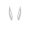 A-Silver, variant on Solid 925 Sterling Silver Bar Crawler Cuff Earrings Climber for Women Curved Bar Wrap Earrings