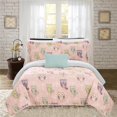 thumbnail image 1 of Chic Home BQS16942-US Ensemble de Courtepointe Asio Réversible 4 Pièces - Multi Couleur - Taille Réelle, 1 of 1