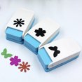thumbnail image 3 of Graflsoa Large Size DIY Craft Punch for Kids, Sakura Pattern Embosser with Multiple Shapes (Heart, Star, Circle, Square, Butterfly, Hexagon) - 1.5" Design Tool for Creative Projects, 3 of 7
