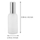 thumbnail image 4 of 4pcs botellas de perfume de pulverización Portátil Vidrio recargable Atomizador de aceite esencial, 4 of 5