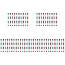 Foxnovo Anaglyph 3D Paper Glasses Assorted Color for Movie Lightweight Portable 500Pcs