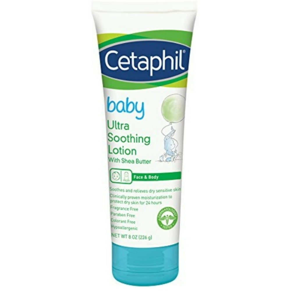 3 Pack Cetaphil Baby Ultra Soothing Lotion with Shea Butter, 8 oz
