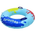 thumbnail image 2 of Pool Float inflatable Swim Ring Adult Swim Ring Summer Floating Ring with Handle, 2 of 8