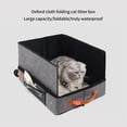 thumbnail image 3 of Foldable Litter Box Portable Design for Travel and Camping Quick Fold Easy to, 3 of 20