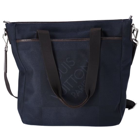 Pre-Owned Louis Vuitton Damier Geant Jongleur Tote Bag Blue Ocean Canvas