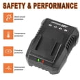 thumbnail image 4 of Battery Charger For Ridgid R840085 Lithium ION Battery Rigid 18V R840087 R840086, 4 of 17