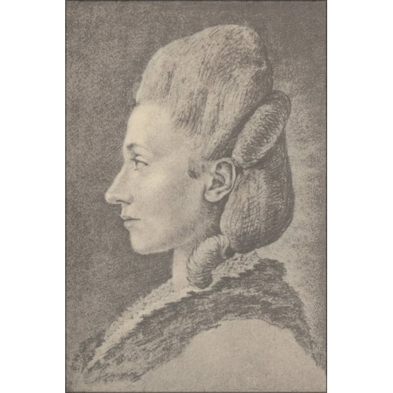 24"x36" Gallery Poster, Goethe Frauenbildnis, Stein, Charlotte von wahrscheinlich.jpeg files