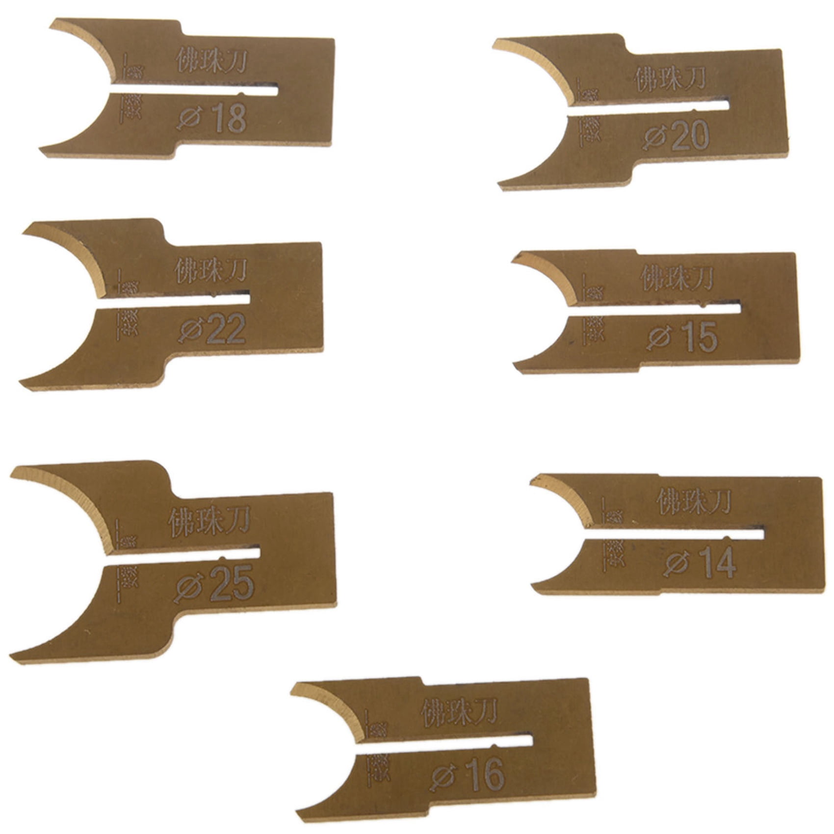 32Pcs Carbide Ball Blade Woodworking Milling Cutter Molding Tool Beads Router Bit Drills Bit Set 14-25mm