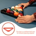 thumbnail image 3 of OFFIGAM Durable Red Plastic Billiard Ball Rack Triangle for Home Pool Table Accessories, 3 of 7