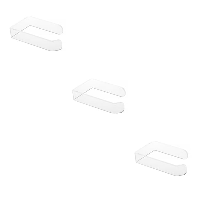 Yuarrent Soporte de papel, estante autoadhesivo para baño montado en la pared, colgador sin perforaciones con pegatinas, suministros para rollos de papel Type1 NO1 Yuarrent CBP214627