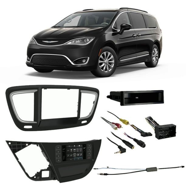 Chrysler Pacifica 2017 Single or Double DIN Stereo Radio Install Dash