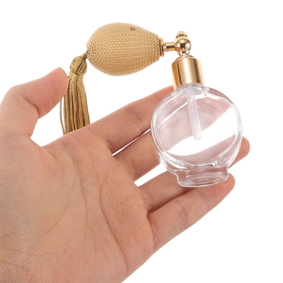 2pcs Refillable Perfume with Stylish Tassels, Portable Travel Size Spray Bottles for Powder and Fragrance Convenience