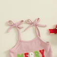 thumbnail image 3 of Mameluco de una sola pieza con bastón de caramelo navideño Rarjuiey para niña, 3 of 7