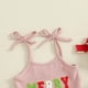 thumbnail image 3 of Mameluco de una sola pieza con bastón de caramelo navideño Rarjuiey para niña, 3 of 7