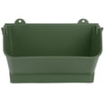 thumbnail image 3 of Pot Wall Mount Flower Pot Balcony Greening Hanging Plant Container Planting Box DecorDark Green, 3 of 7