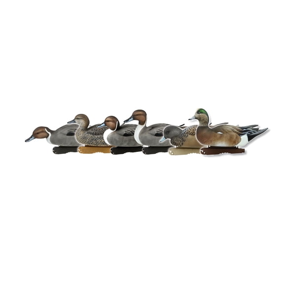 GHG Decoy Systems Pro-Grade Marsh Duck Decoys, 6 Pack