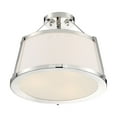 thumbnail image 2 of Nuvo Lighting - Cutty-3 Light Semi-Flush Mount in Modern/Contemporary Style-15.5, 2 of 2