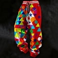thumbnail image 4 of Ceisia Men's Colorful Geometric Star Print Casual Pants Elastic Waist Drawstring Party Trousers Gifts, 4 of 4