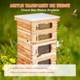 thumbnail image 5 of KFFKFF Bee Hive Langstroth Kit of 20 Deep Frames & 20 Medium Frames with Acrylic Windows, 5 of 9