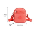 thumbnail image 2 of Fiudx Bolso de Hombro de Nailon, Material Impermeable con Lavado Vintage, Gran Capacidad, Diseño Multicompartimento, Correa Extraíble, Ideal para Viajes de Trabajo Informales, Ideal Como Regalo para, 2 of 2