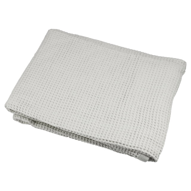 Toalla de baño Unique Bargains algodón absorbente suave tejido gofre gris 140x70cm 55,12''x27,56''