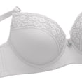thumbnail image 6 of Vetsdori Underwire Everyday Bras for Women Soft Ice Slik No Padding Plus Size Push up,Lace Lightweight Womens Bras, 6 of 8