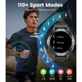 thumbnail image 4 of Reloj inteligente SUNKTA Military para hombre con batería de 530 mAh y 5 ATM, 4 of 9