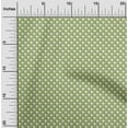 thumbnail image 2 of oneOone Cotton Poplin Green Fabric Houndstooth Craft Projects Decor Fabric Printed By The Yard 56 Inch Wide, 2 of 4