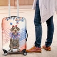 thumbnail image 4 of 4th of July Wirehaired Pointing Griffon Celebrates Independence Day Travel Luggage Cover Dog Lover Suitcase Dust Protective Decor - 12010, 4 of 5