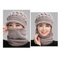 thumbnail image 1 of Winter Hat For Women, Winter Beanie Hat Scarf Slouchy Snow Knit Skull Cap For Girls, 1 of 1