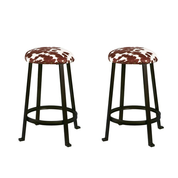 Cow Print Bar Stools