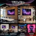 thumbnail image 7 of Classroom 8 Pack Art Acoustic Panels Sound Absorbing Mystical Nebula Purple Blue Stars Cosmic Clouds Decorative Soundproof Wall Panels Self Adhesive for Nursery Kids Game Room 48"x32", 7 of 7