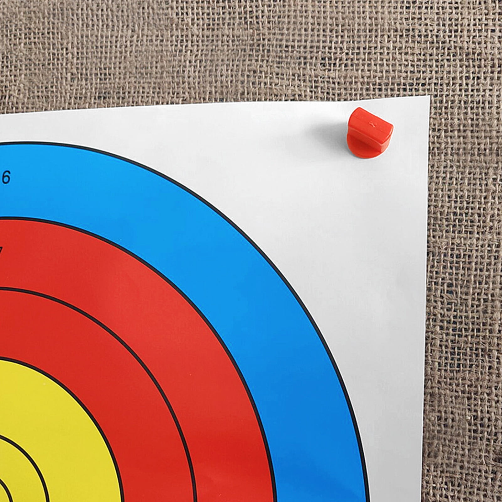 10-Pack Archery Target Pins - Manganese Steel Alloy 5/16in Screw Thread Pins For Foam Targets