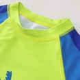 thumbnail image 4 of Gelikeya Toddler Boy Bathing Suit Size 10-11 Two Piece Rash Guard Swimsuits Sets Short/long Sleeve Kids Swimsuits Boys (Tweens, A01 Green, 10-11 Years), 4 of 7