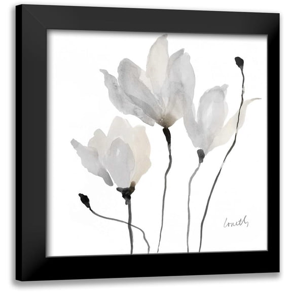 Loreth, Lanie 12x12 Black Modern Framed Museum Art Print Titled - Tonal Sway