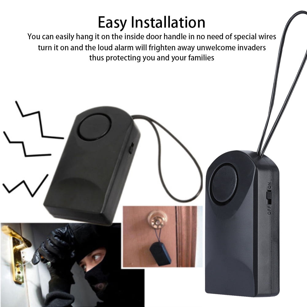 Touch Sensor 120dB Ultra Loud Wireless Anti Theft Security Alarm Door Knob Alarm Sensor for Hotel
