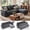 Gray, variant on 81" L-Shaped Sleeper Sofa Bed, Grey Corduroy Pull Out Couch Bed with Reversible Storage Chaise,USB Port,Side Pocket,Tool-Free Assembly