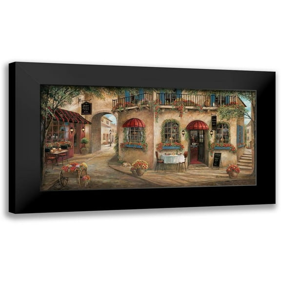 Manning, Ruane 14x9 Black Modern Framed Museum Art Print Titled - Ginos Pizzeria