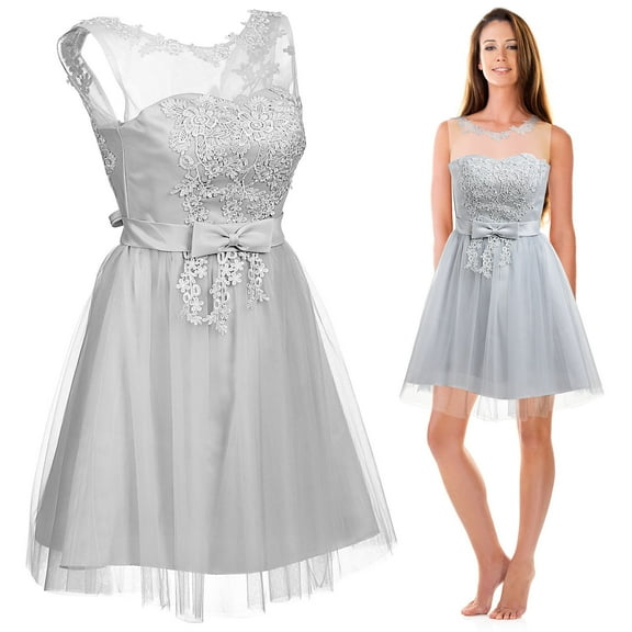 BESTOYARD Bridesmaid Dress Grey 1Set Comfortable Wearing for Women Family Gathering
