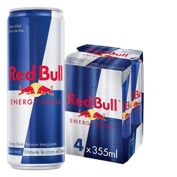 Red Bull Energy Drink, 355 ml (4 pack) 4 x 355 mL