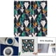 thumbnail image 4 of Cortinas opacas estampadas para dormitorio, cocina, pequeñas, cortas, 1 par Un 180x210cm, 4 of 9
