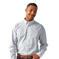 thumbnail image 3 of Premier Mens Maxton Checked Long-Sleeved Shirt, 3 of 4