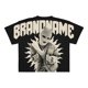 thumbnail image 3 of Camiseta de calle Y2K con estampado gráfico de hip-hop para hombre, camiseta extragrande, camiseta gótica Harajuku, nueva camiseta de manga corta, 3 of 5