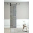 thumbnail image 3 of S Style 48in x 84in (24in x 84in x 2 Panels) French Gray Finished Solid Wood Bi-Fold Sliding Door with 4.3ft Hardware Kit-Assembly Needed, 3 of 7