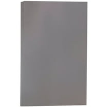 JAM Paper Matte Legal Paper, 8.5x14, 28lb Dark Grey, 500/Pack