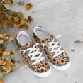 thumbnail image 4 of Zapatos de lona de corte bajo de fondo plano para mujer Zapatos planos casuales para estudiantes de versión perezosa de un pie Wmkox8yii FOPL2054, 4 of 9
