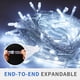 thumbnail image 3 of Enchufe 20 metros 200 luces 8 destellos con enchufe trasero es blanco Xemadio CJWUS-3733, 3 of 7