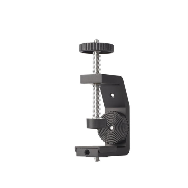 Sidaley Abrazadera de fijación de cámara tipo C Abrazadera de lámpara fotográfica de cámara de plástico y aleación de aluminio Tornillo de 1/4 de Accesorios de cámara y óptica